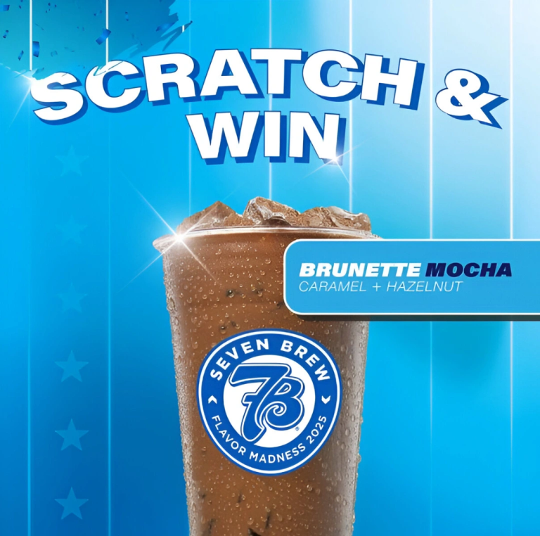 7 Brew Scratch and Win Sweepstakes – Win Free Drinks, Prizes, and a Ford Bronco!